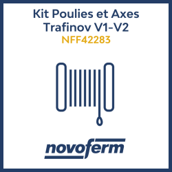 poulies et axes parking trafinov v1 v2 novoferm nff42283