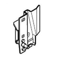 Roulette basse gauche et support Normstahl