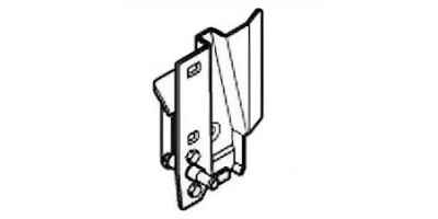 Roulette basse gauche et support Normstahl