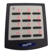 Digicode Premium sans fil inox pour portes de garage Novoferm NFF15048