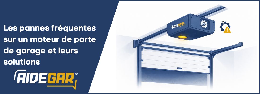 Les pannes fréquentes sur un moteur de porte de garage et leurs solutions