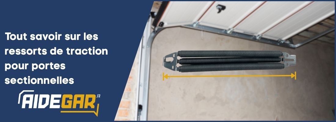 Tout savoir sur les ressorts de traction pour portes sectionnelles