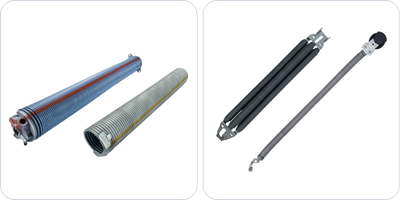 Ressorts pour porte de garage sectionnelle