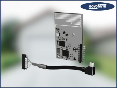 Notice de récepteur radio X3D pour motorisation de porte de garage Novoferm NFF1