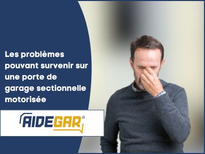 Réparation de porte de garage sectionnelle motorisée