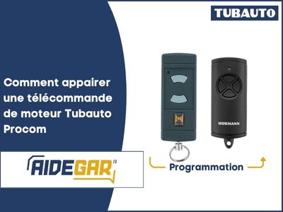Comment programmer une télécommande de moteur Tubauto Procom